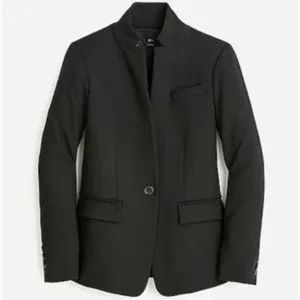J.Crew | Regent Blazer In Four-Season Stretch in Black, Size 6
